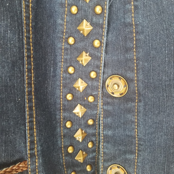 Ruby Rd | Studded Denim Jacket - Picture 7 of 7
